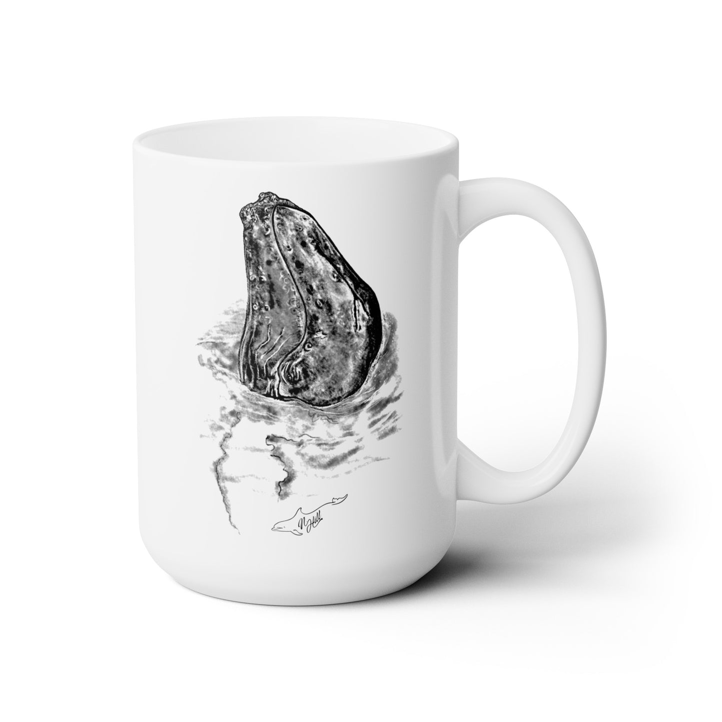 Humpback Whale Ceramic Mug 15oz