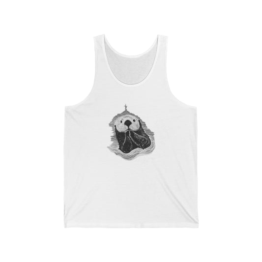 Sea Otter Unisex Jersey Tank