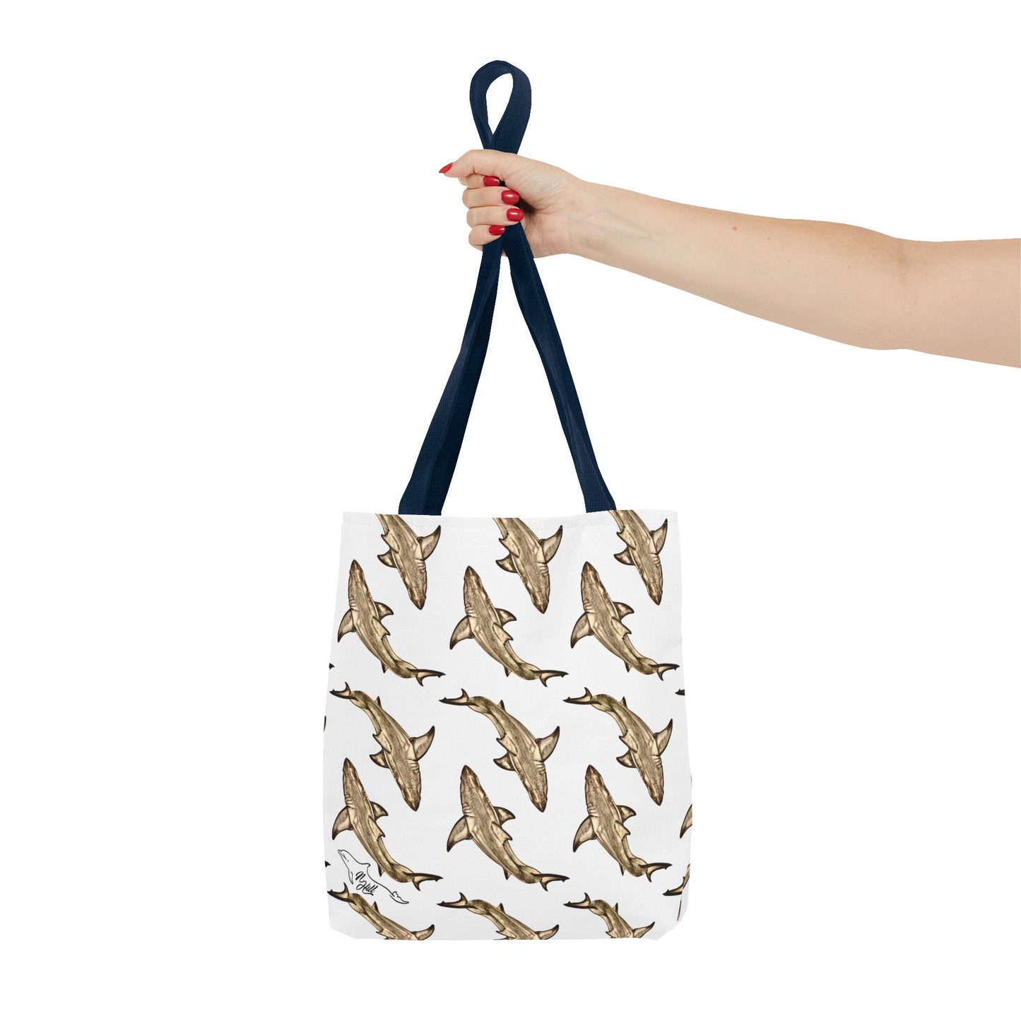 Great White Shark Tote Bag (AOP)