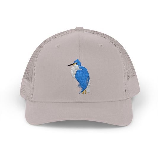 Great Blue Heron Snapback Trucker Cap