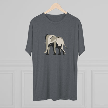 Elephant  Unisex Tri-Blend Crew Tee