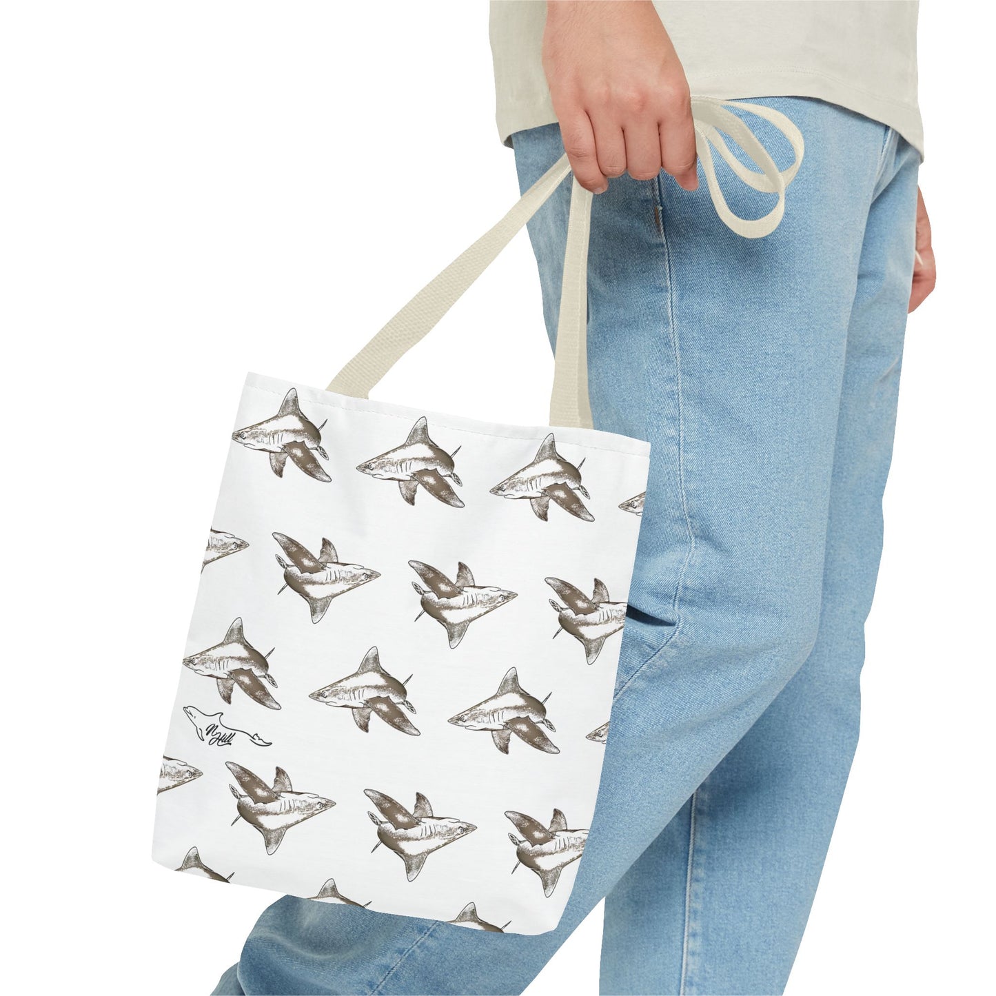 Oceanic Reef Shark Tote Bag (AOP)