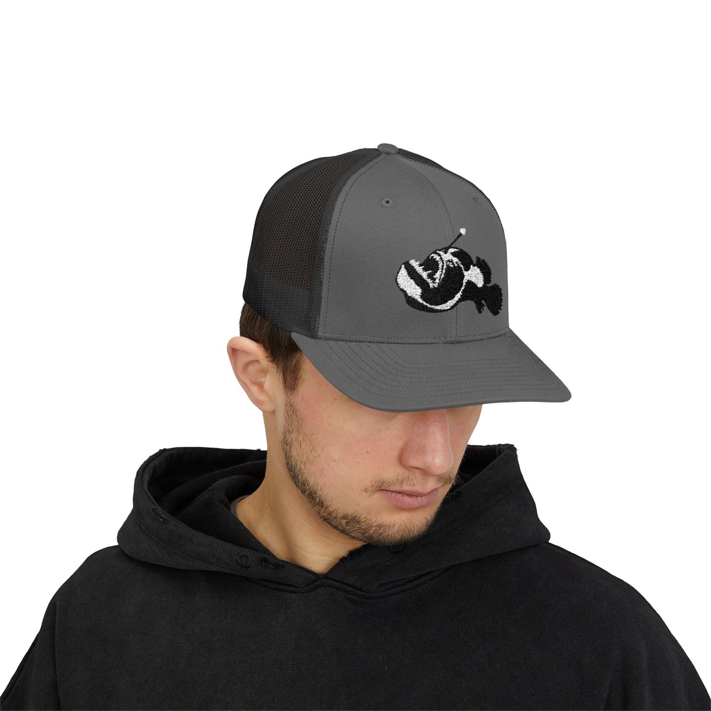 Angler Fish Snapback Trucker Cap
