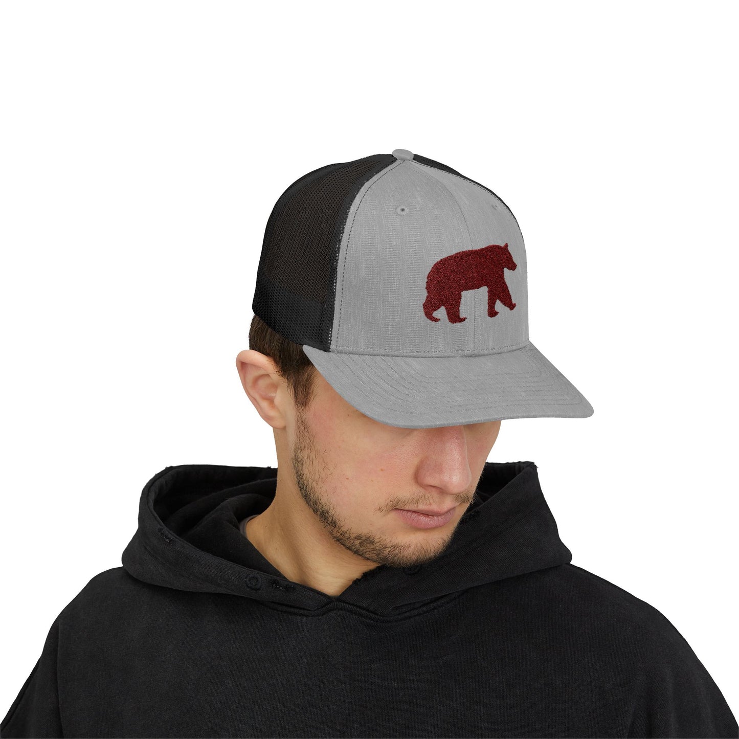 Bear Snapback Trucker Cap