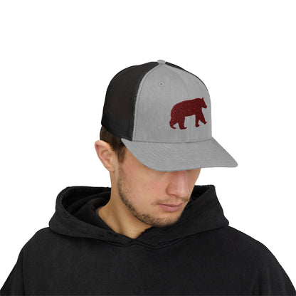 Bear Snapback Trucker Cap