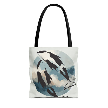 Orcas World Tote Bag (AOP)