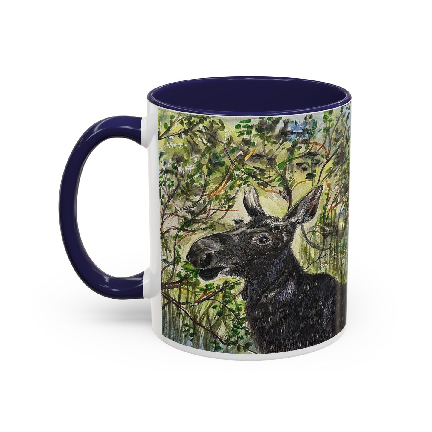 Hidden Springs Moose Accent Coffee Mug 11oz