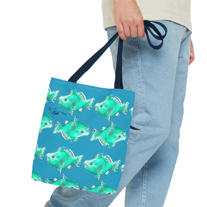 Blue Parrot FishTote Bag (AOP)