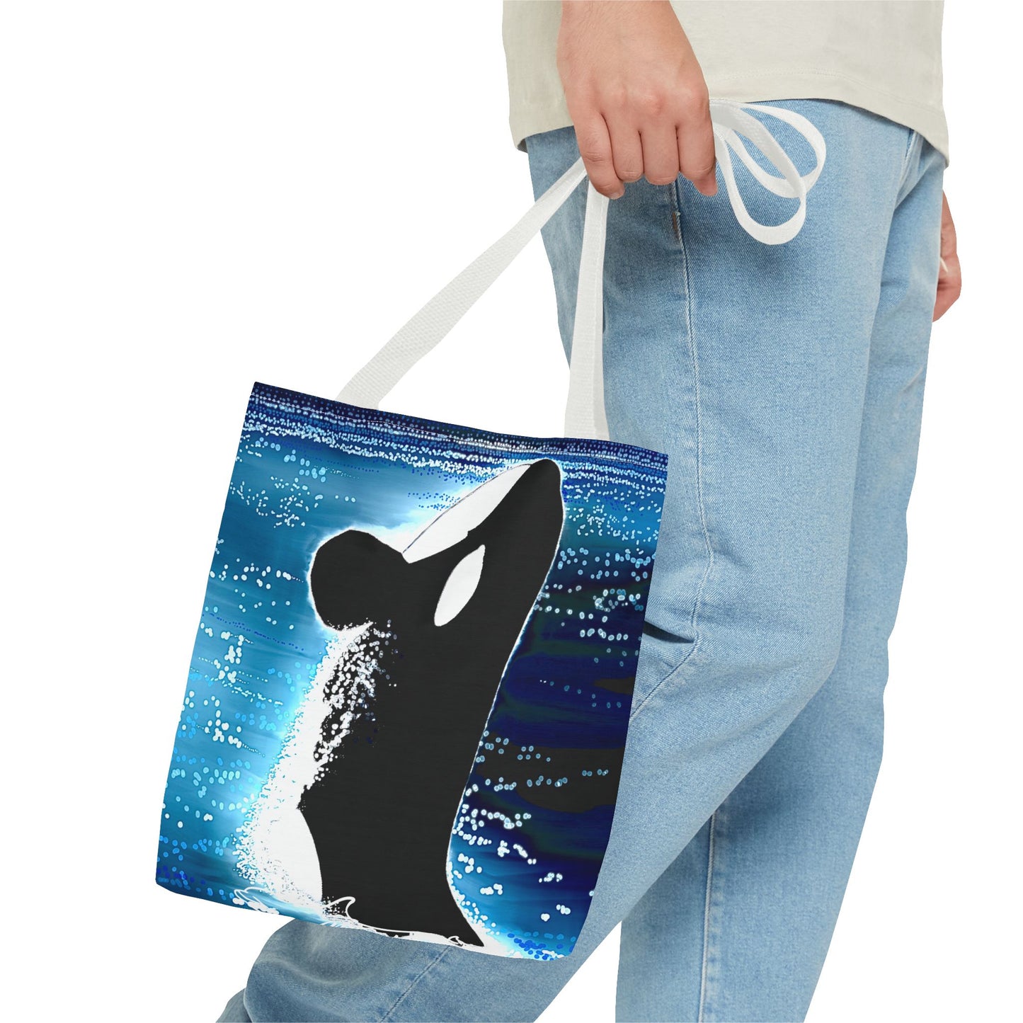 Orca Night Tote Bag (AOP)