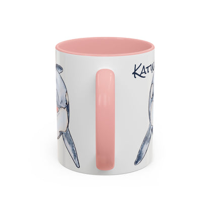 Katina Orca Whale Accent Coffee Mug (11, 15oz)