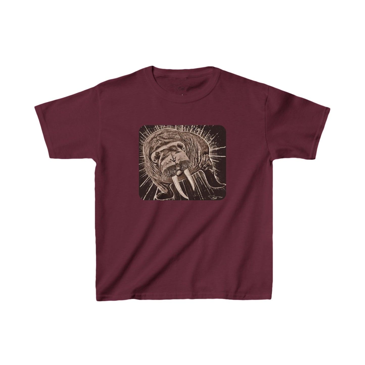 Stellar Walrus Kids Heavy Cotton™ Tee