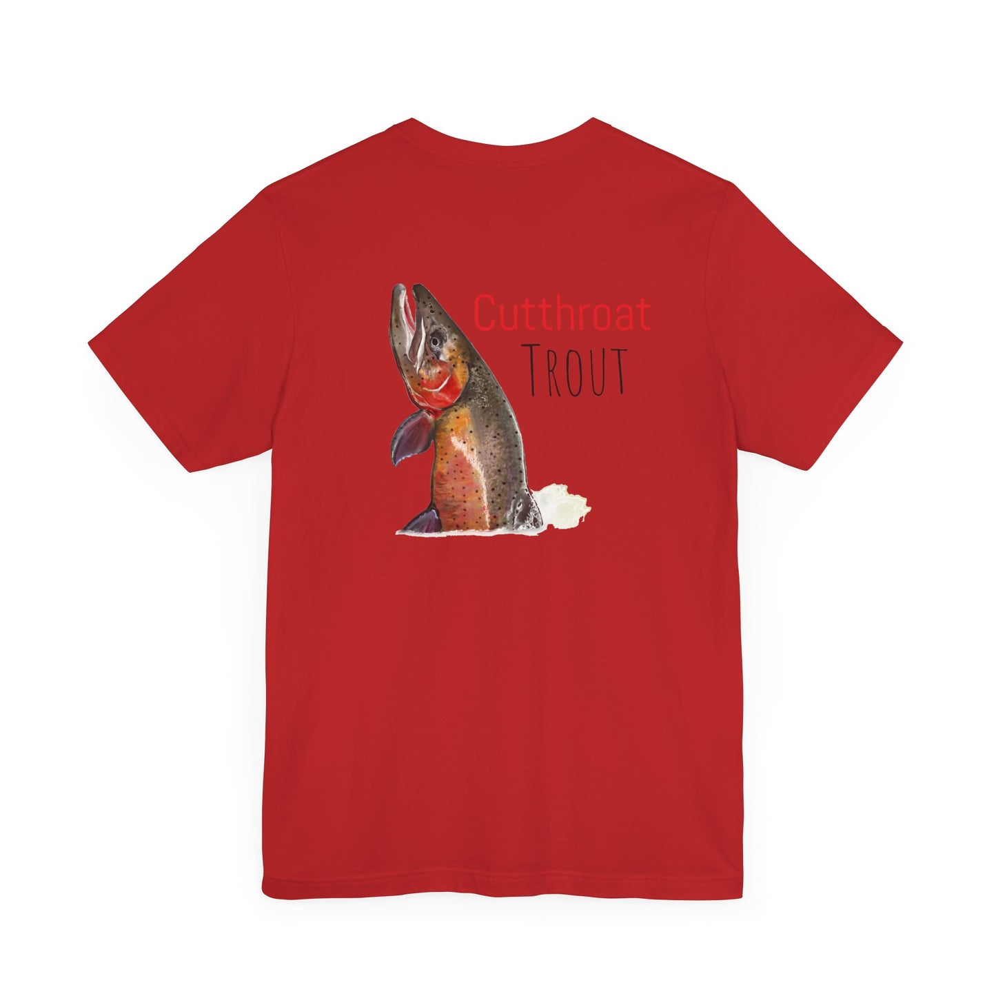 Cutthroat Trout Unisex Jersey Short Sleeve Tee