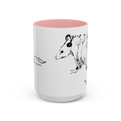 Opossum Accent Coffee Mug (11, 15oz)