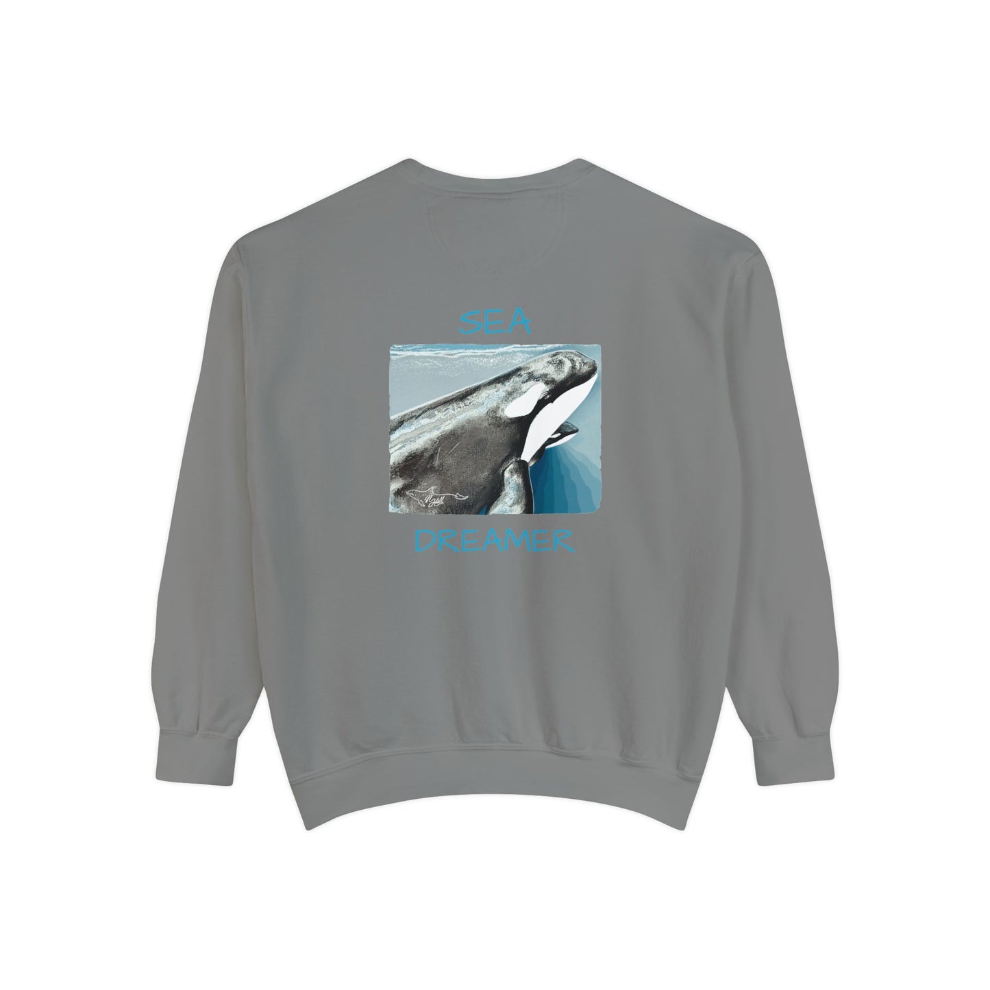 Orca Unisex Garment-Dyed Sweatshirt