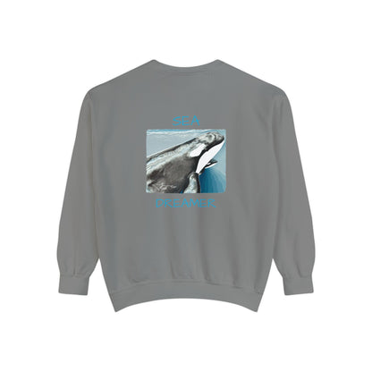 Orca Unisex Garment-Dyed Sweatshirt