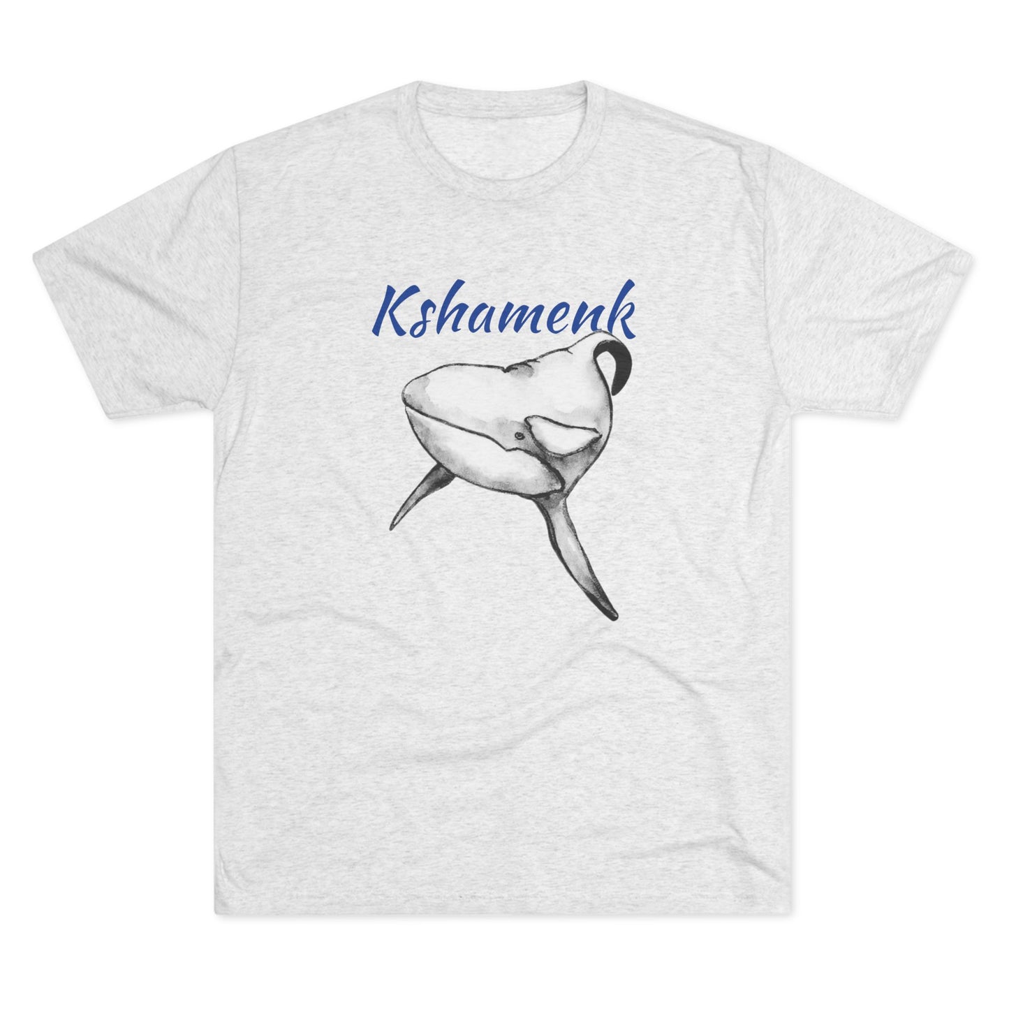 Kshamenk Orca Whale Unisex Tri-Blend Crew Tee