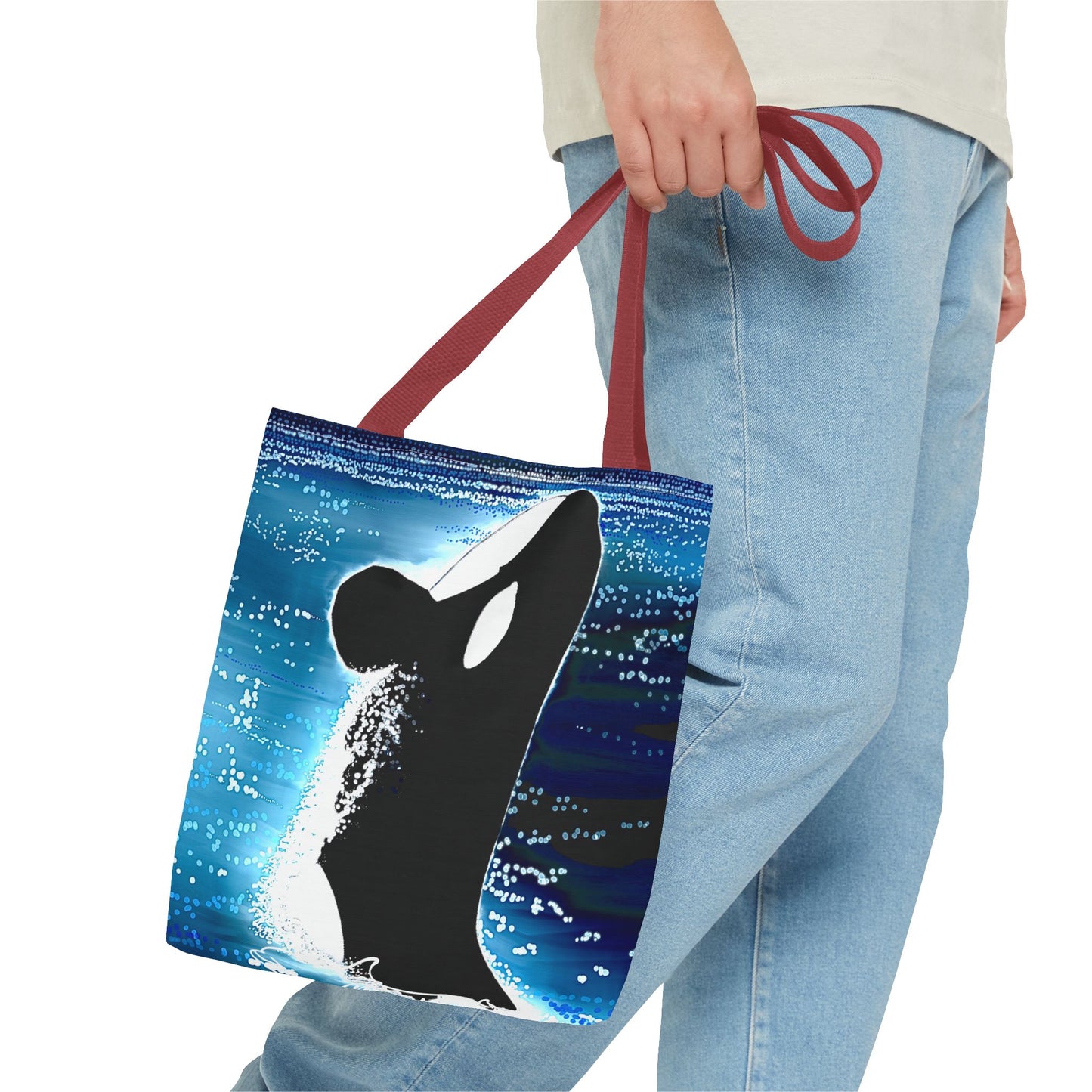 Orca Night Tote Bag (AOP)