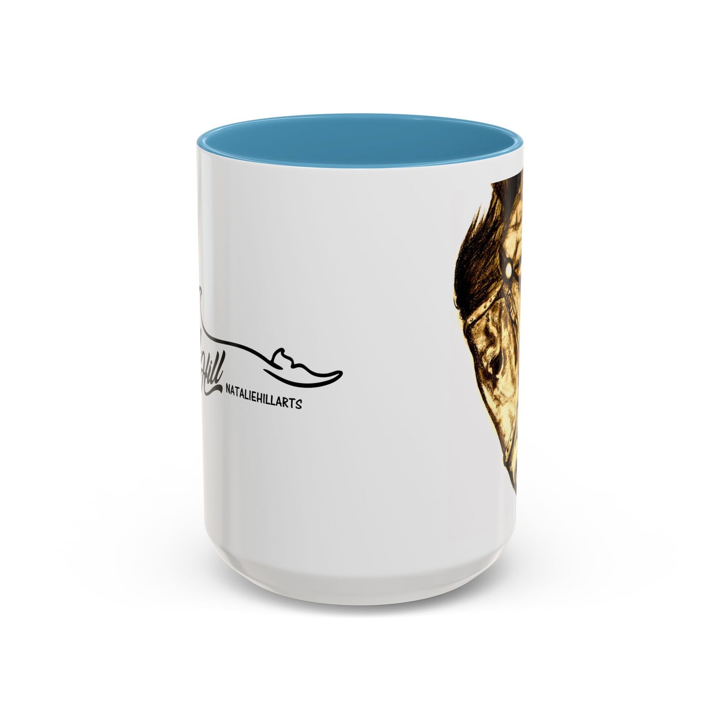 Denny Snowy River Horse Accent Coffee Mug 15oz