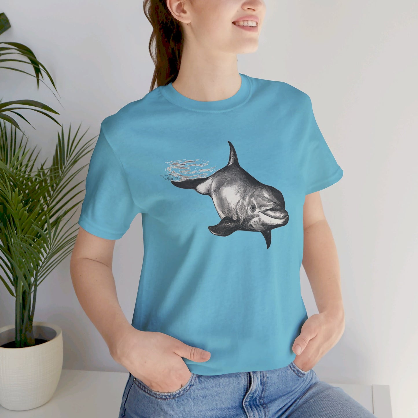 Dolphin Dive Unisex Jersey Short Sleeve Tee