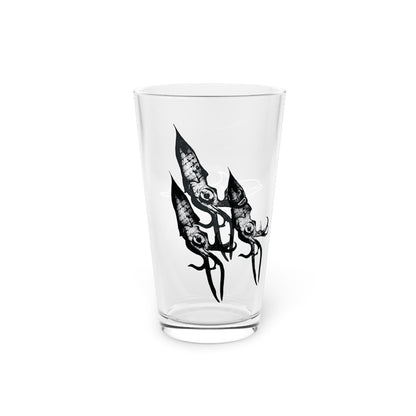 Squid Pint Glass, 16oz