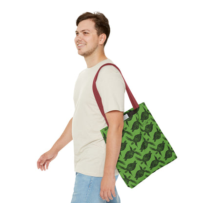 Sea Turtle Tote Bag Green (AOP)