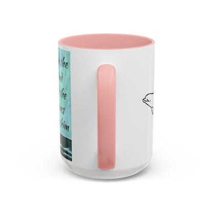 Even the Wind and the Waves Obey Him  Accent Coffee Mug (11, 15oz)