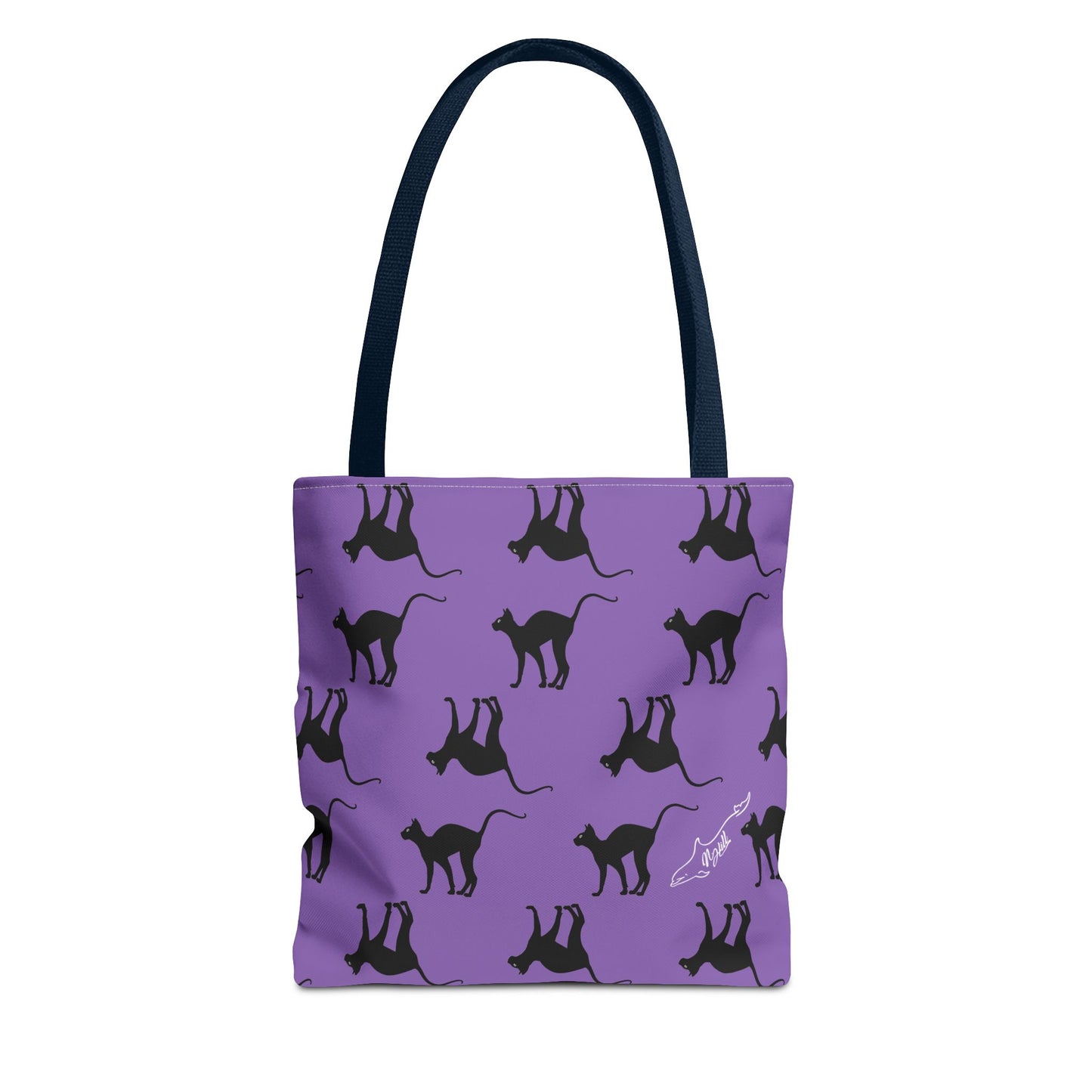 Black Cat Tote Bag (AOP)