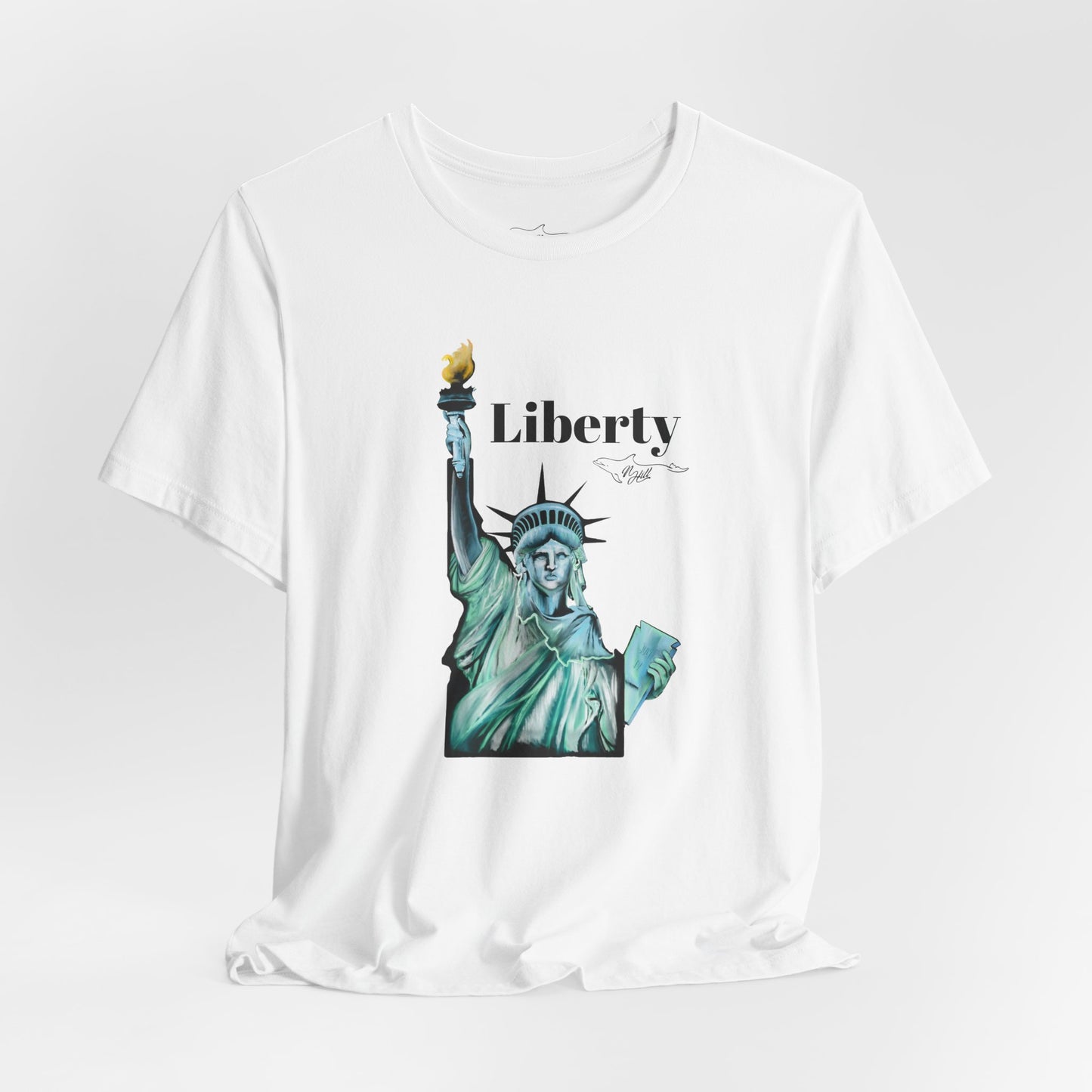 Idaho Statue of Liberty Unisex Jersey Short Sleeve Tee