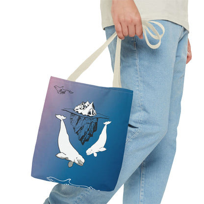 Beluga Whales Tote Bag (AOP)