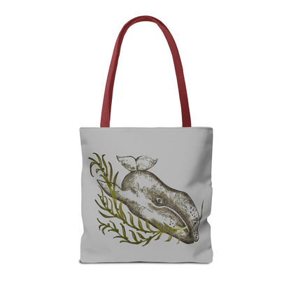 Gray Whale Tote Bag (AOP)