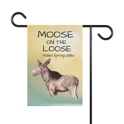 Moose on the Loose Hidden Springs, Idaho Garden & House Banner