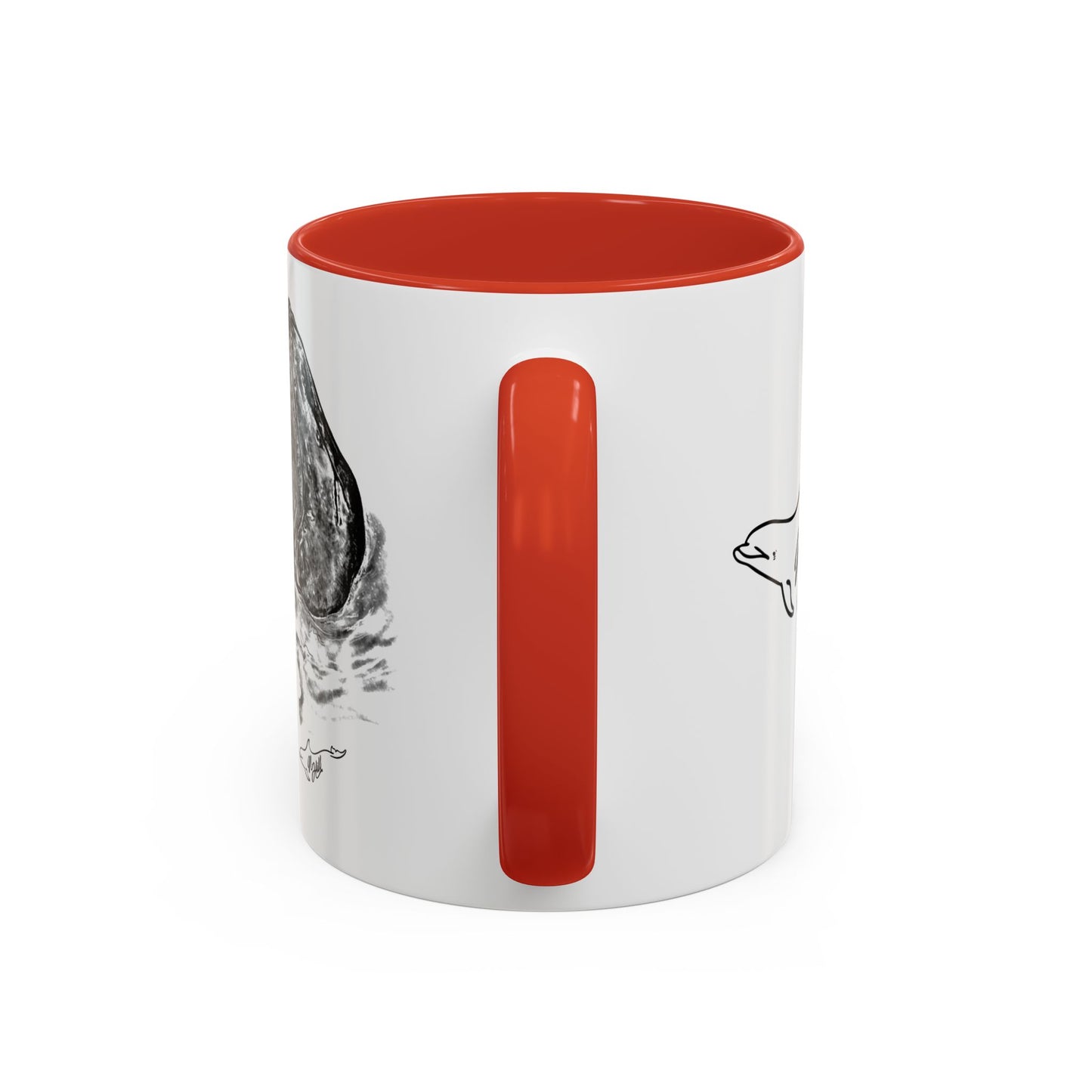 Humpback Whale Accent Coffee Mug, 11oz