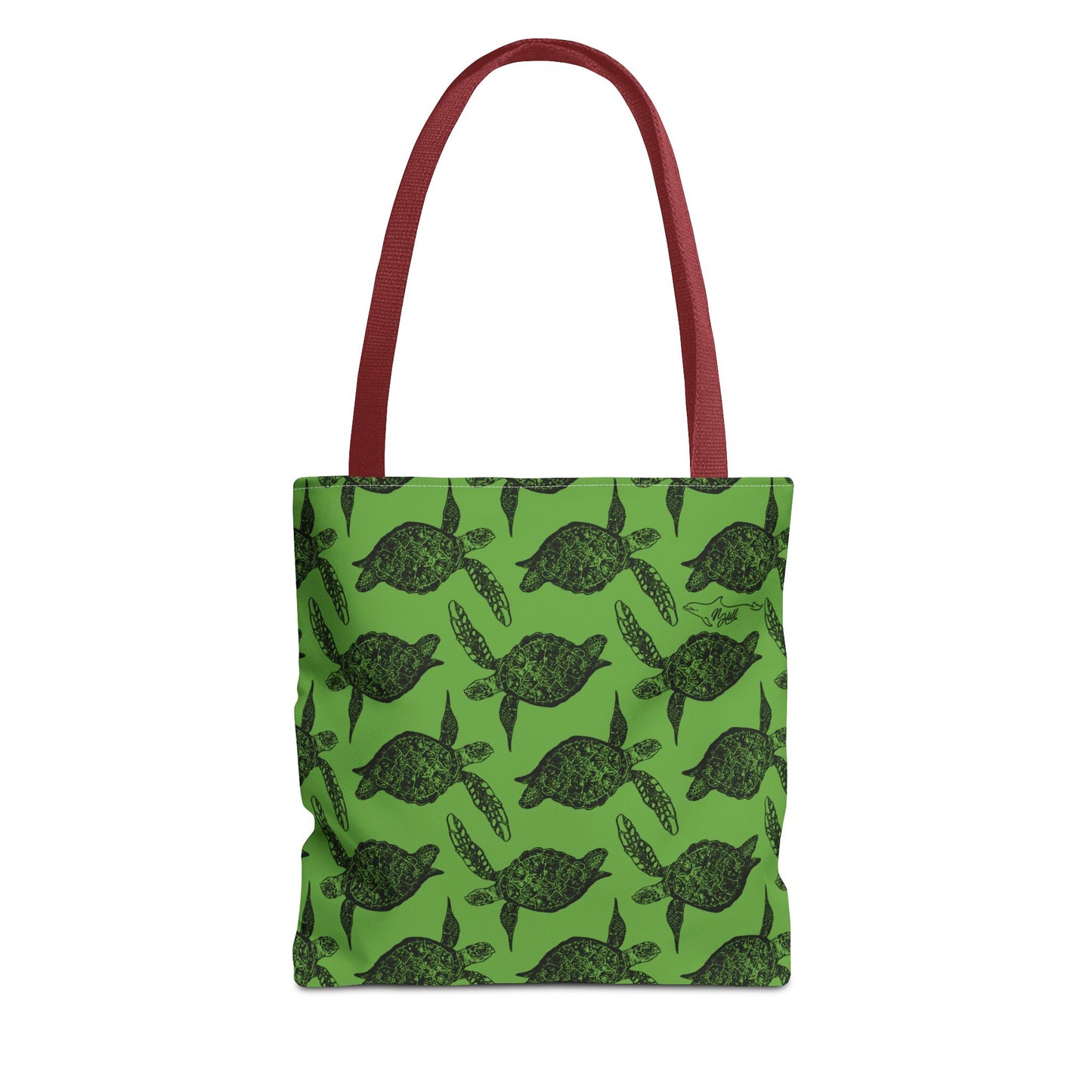 Sea Turtle Tote Bag Green (AOP)