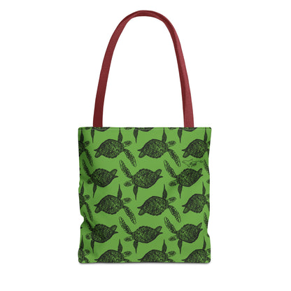 Sea Turtle Tote Bag Green (AOP)