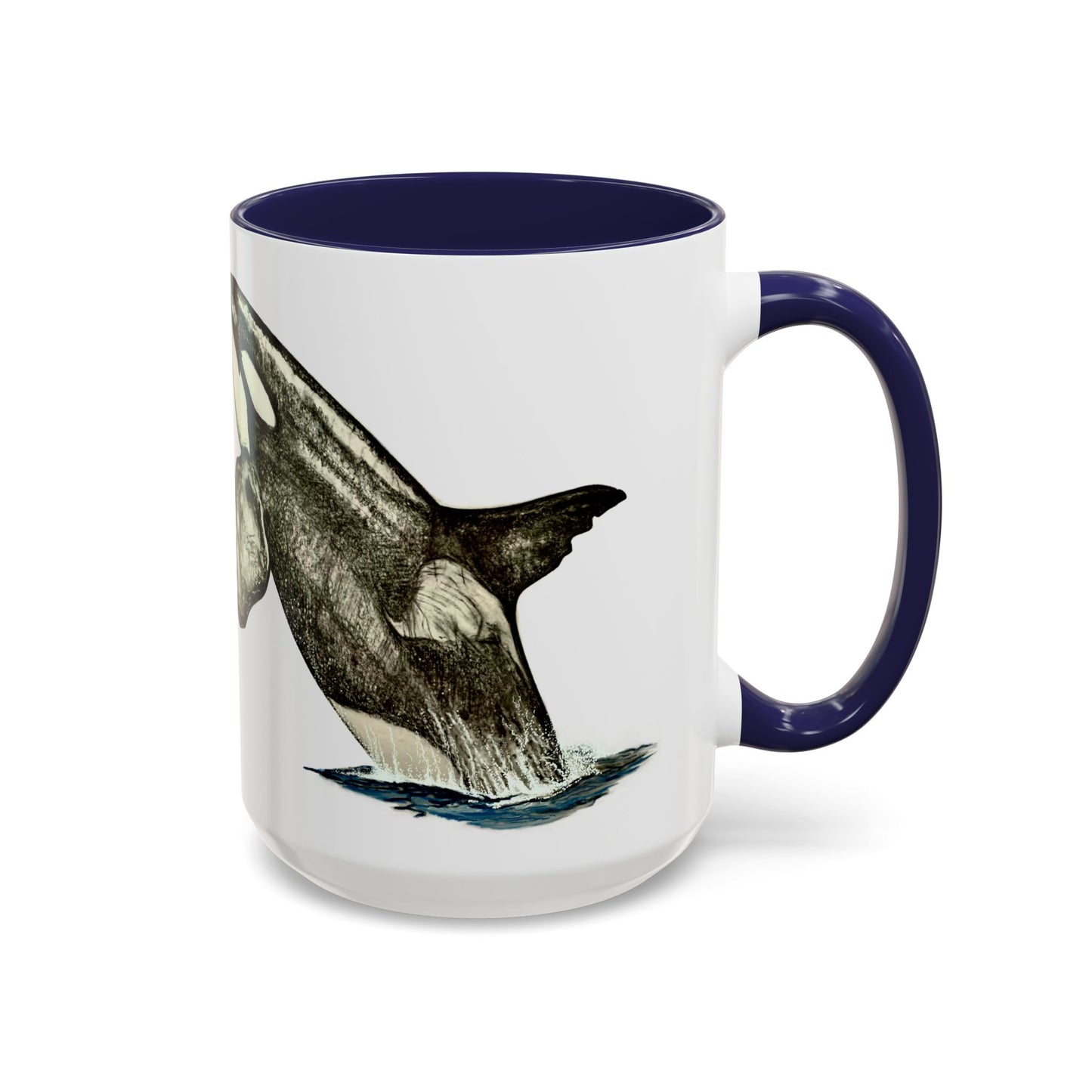 Chainsaw Orca Accent Coffee Mug (11, 15oz)