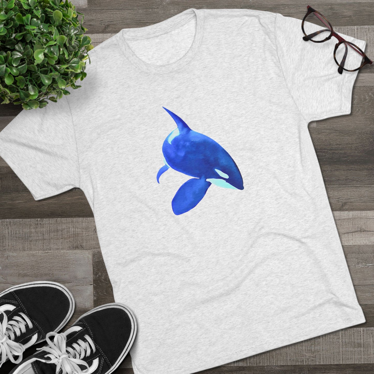 Orca Unisex Tri-Blend Crew Tee