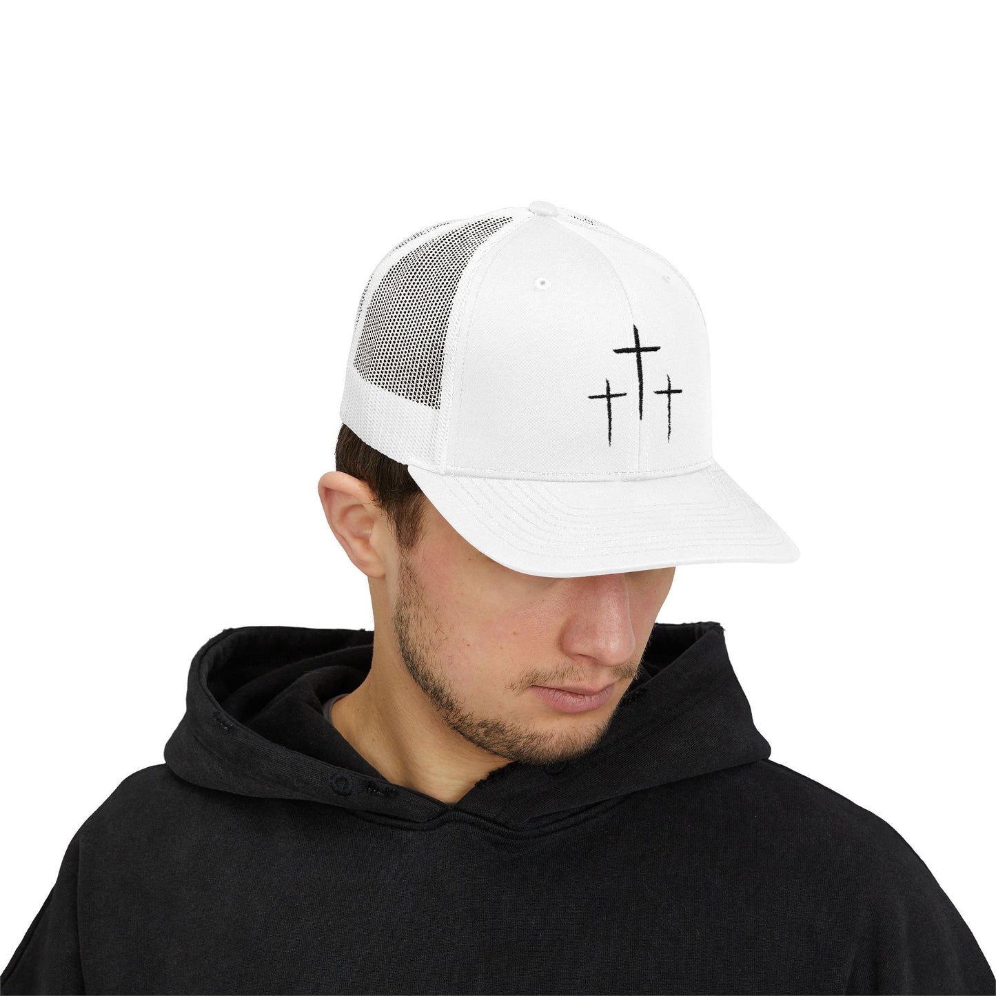 Calvary Cross Snapback Trucker Cap