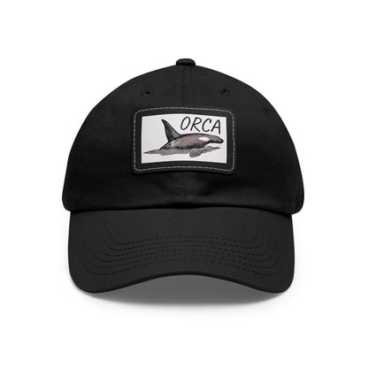 Orca Hat with Leather Patch (Rectangle)