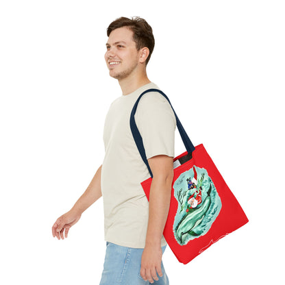 Deep Dive Delivery Santa Clause Tote Bag (AOP)