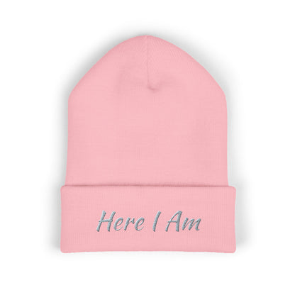 Here I Am Classic Cuffed Beanie (Embroidery)
