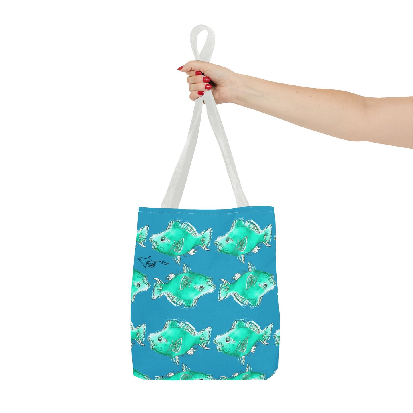 Blue Parrot FishTote Bag (AOP)