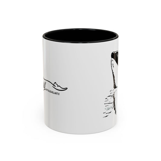 Tiki Treasure Orca Accent Coffee Mug, 11oz