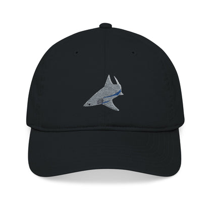 Shark Organic Baseball Cap (Embroidery)