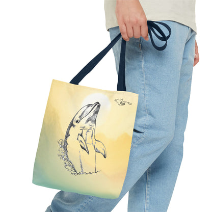 Dolphin Sun Tote Bag (AOP)