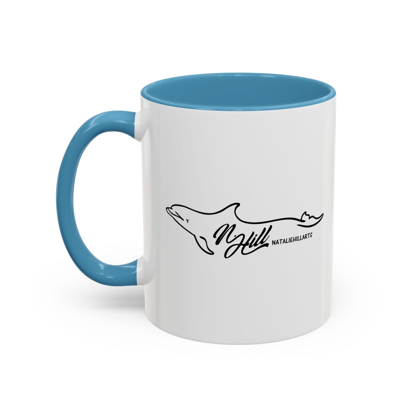 Humpback Whale Accent Coffee Mug, 11oz