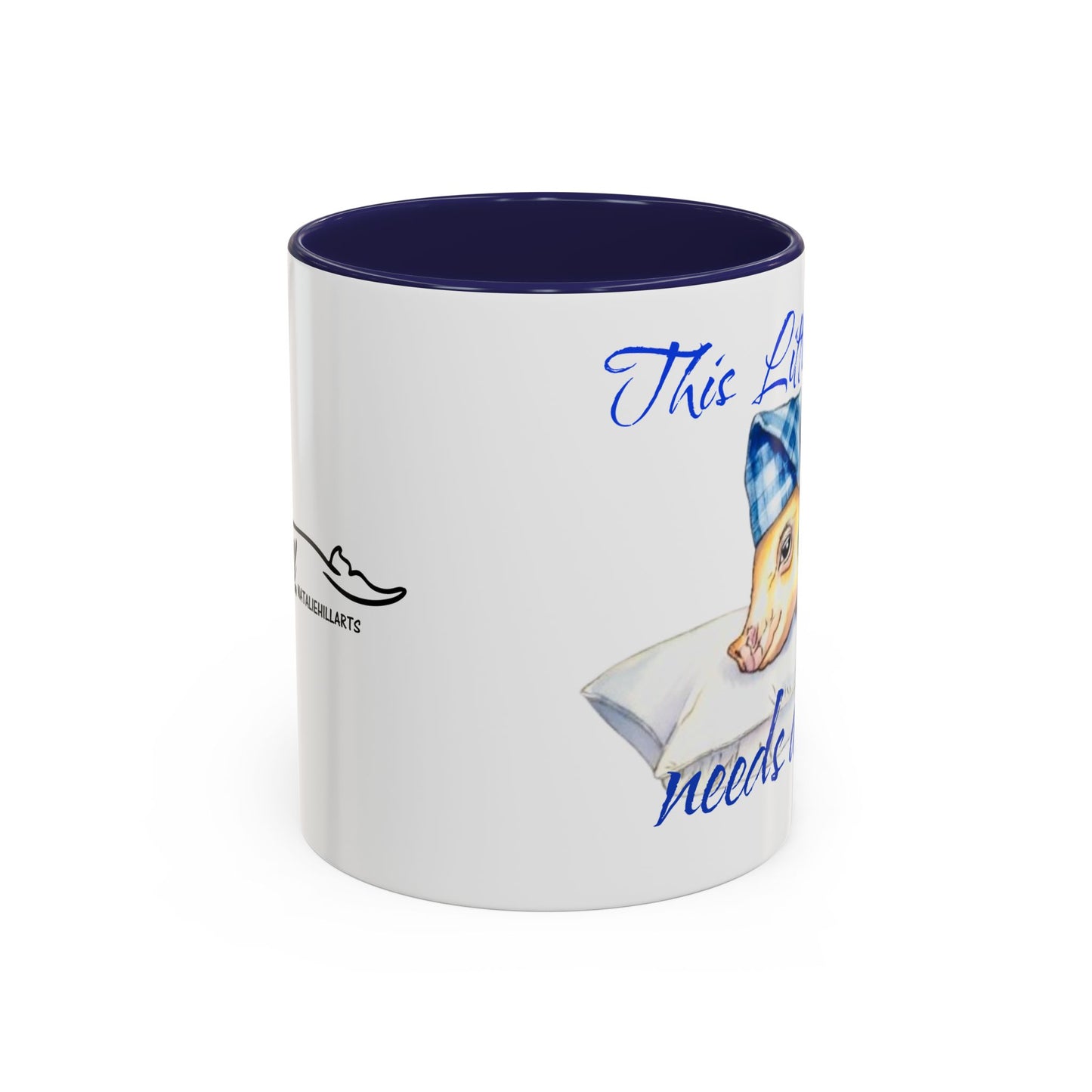 This Little Piggy needs a nap Accent Coffee Mug (11, 15oz)
