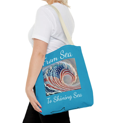 Flag Ocean Tote Bag (AOP)