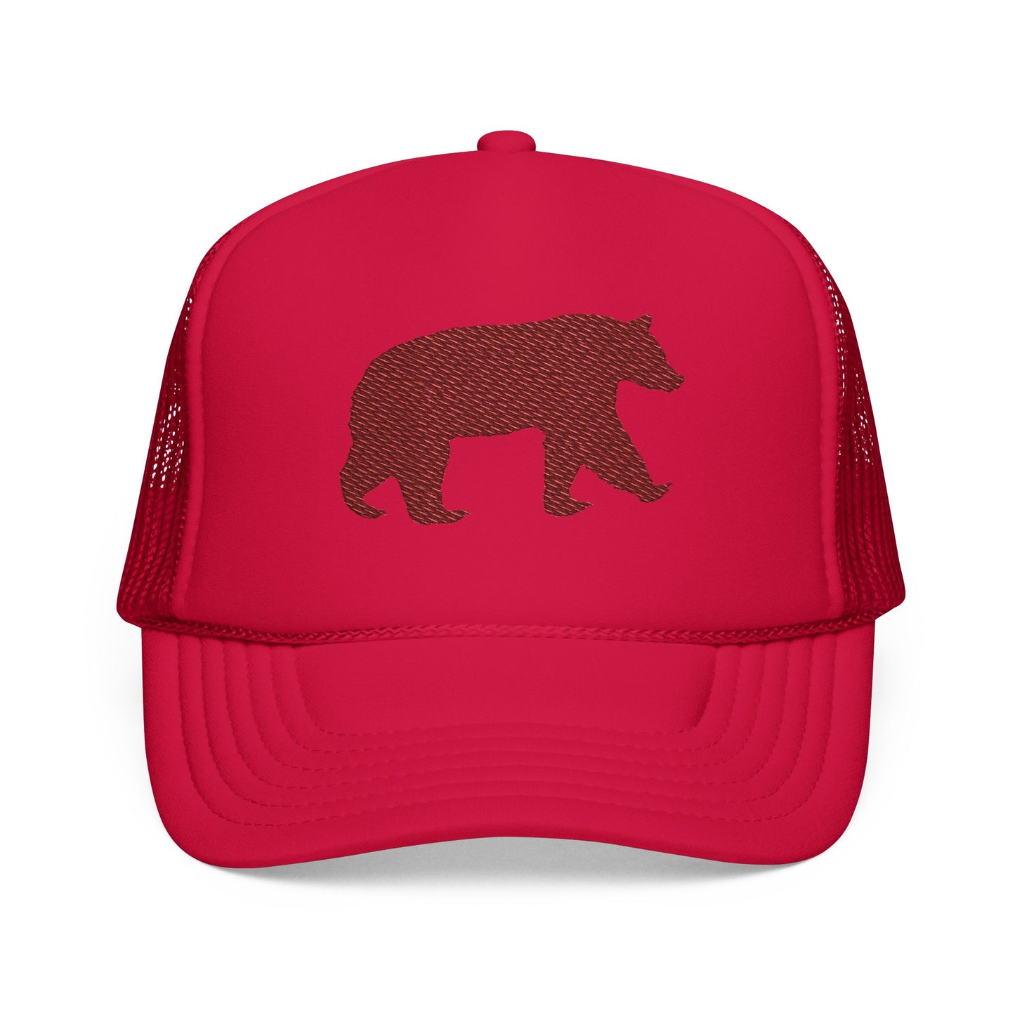 Grizzly Bear Foam Trucker Hat (Embroidery)