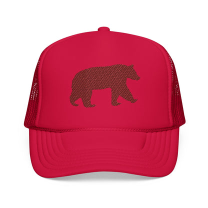 Grizzly Bear Foam Trucker Hat (Embroidery)