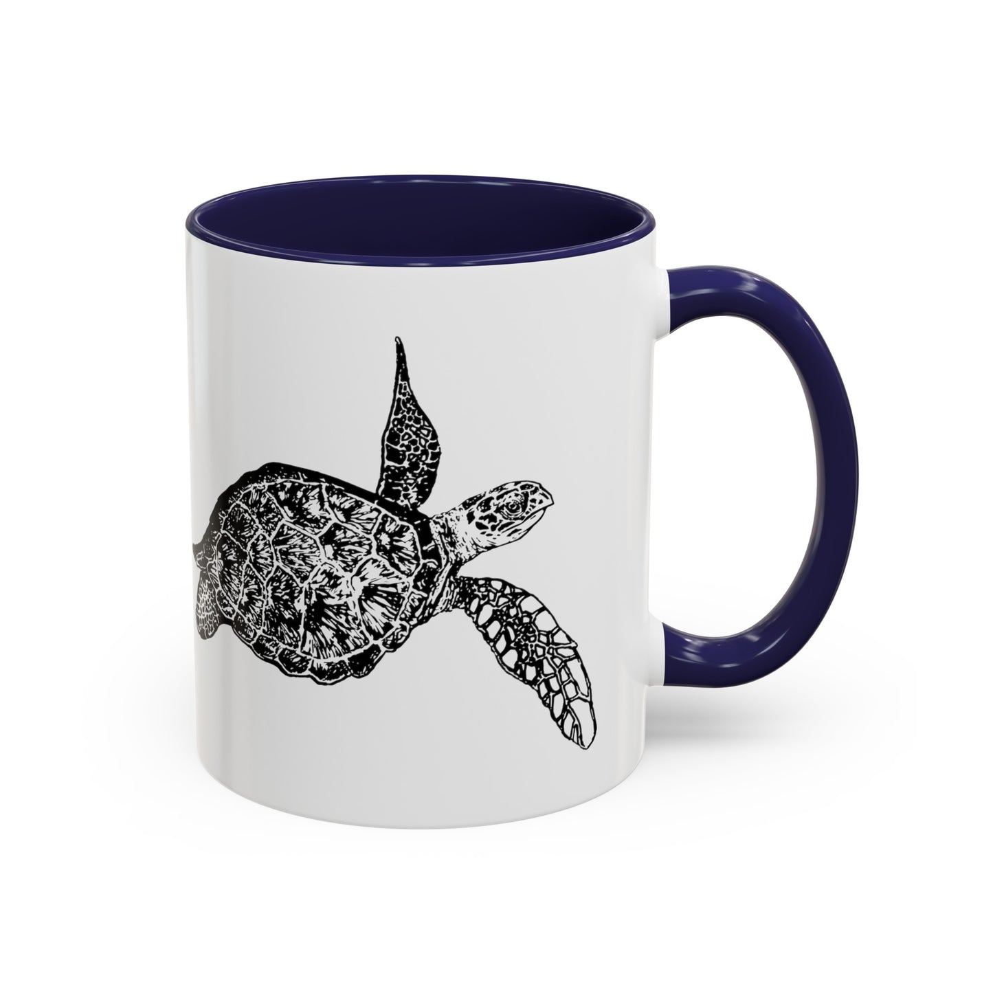 Sea Turtle Accent Coffee Mug, 11oz